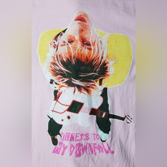 New** Tickets to my Downfall - Machine Gun Kelly Tour T-Shirt - Picture 5 of 6